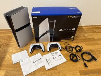 Playstation 5 Pro 2Tb + 2 ovládače - Super stav