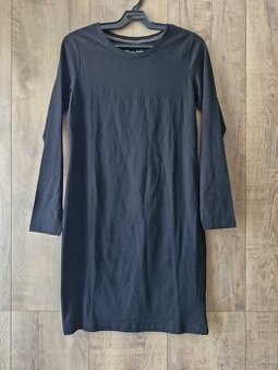 Čierne elast.šaty 36/38 (S/M)