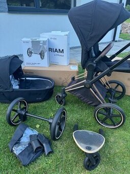Cybex platinum priam black and rosegold