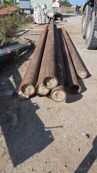 Železne stlpy plnene betonom