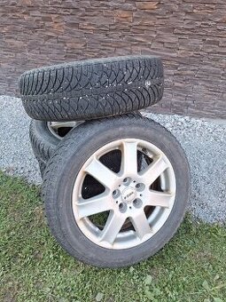 Hliníkové elektróny 6Jx16H2 + zimné pneumatiky 195/60R16 - 1