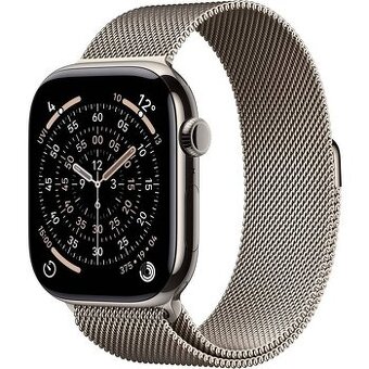Apple Watch 11, 46 mm Natural Titanium Milanese
