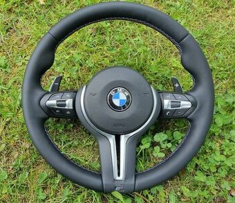Sportový volant BMW-M kozeny - M prešivanie