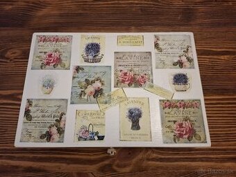 Drevená ozdobná krabička - 1