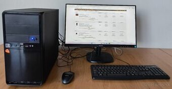 celý PC:Ryzen5600;RTX5060-8GB;32GB-DDR4;2TB-M.2;24"LCD