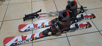 Predám detské lyže 90, lyžiarky a palice