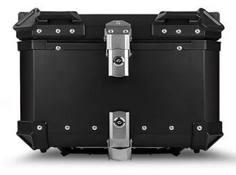 Kufor na motorku 65L hlinikový oplastovaný čierny topcase