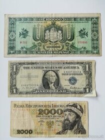 Peniaze bankovky staré