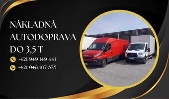 Doprava do 3.5t, sťahovanie.