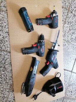Aku náradie Bosch 10,8b/12v/15v----komplet 200eur