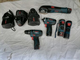 Aku sada náradie Bosch 10,8b/12v/15v---220eur