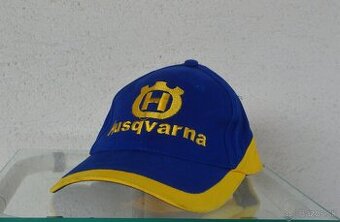 Husqvarna šiltovka modrá žltá nastavitelna