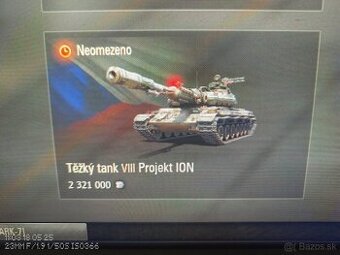 World od tanks Učet