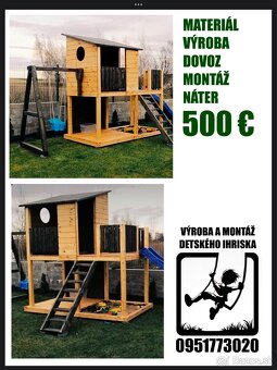 DETSKÝ DOMČEK - nové detské ihriská