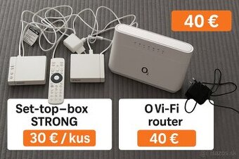 WiFi ruter, 2xsetobox, 2xdialkove