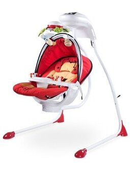 Detská hojdačka CARETERO Bugies red