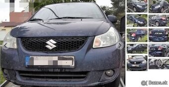 SUZUKI SX4 1.6 2008 predám NÁRAZNÍK, MOTOR M16A, DVERE sedan