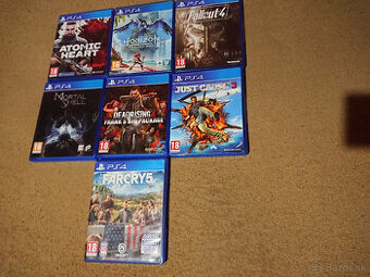 Predám hry na PS4