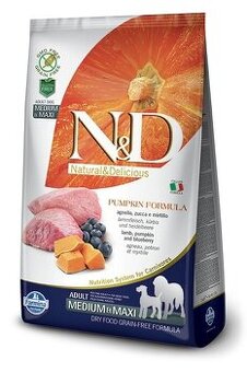 Farmina - PUMPKIN adult medium & maxi lamb & blueberry 12kg