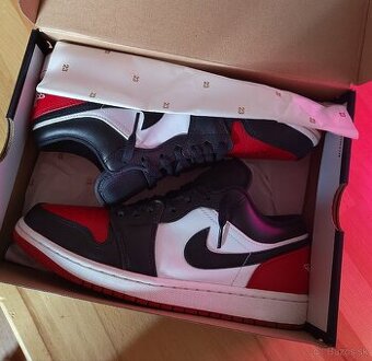 Predam nike air jordan 1 low bred toe