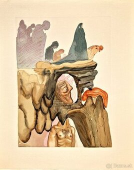 SALVADOR DALI - The Liars (Heaven and Hell) (Dante)surrealis