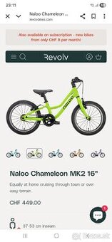 Detsky bicikel Naloo Chameleón 16