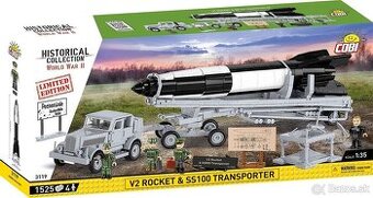 COBI Německá balistická řízená střela V-2 & Nákladní tahač s
