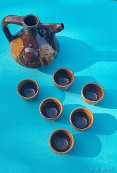 Predám keramickú sadu na pálenku