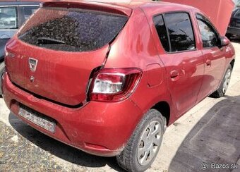 DACIA SANDERO 1.2 2014 predám MOTOR D4F F7, DVERE, MOTOR D4F