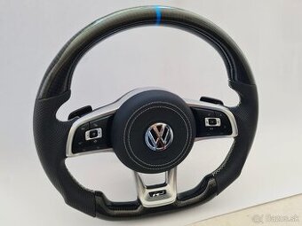 VOLANT VOLKSWAGEN R RLINE GTI - PERFOROVANA KOZA / KARBÓN - 1