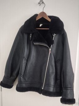 Kožušinková bunda Mango xl