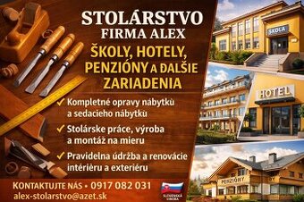 Ponúkam stolárske práce či údržbu