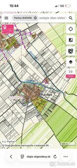 Pozemok v Pavliciach