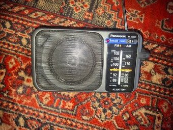 Rádioprijímač Panasonic RF-2400DEG-K čierny rádio • prenosné