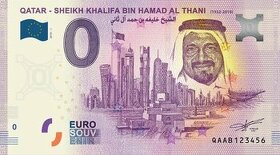 0 euro bankovka - Qatar / Katar.