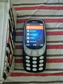 Nokia 3310 2017 modrá dual sim v zachovalom stave nejaké min