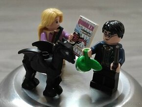 LEGO minifigures Harry Potter, Luna Lovegood, baby thestral