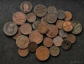 29 kusov mincí Rakúsko - Uhorska