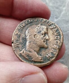 Rímska antická minca sestertius Maximinus Thrax 235-238 - 1
