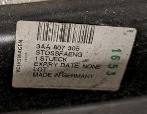 Výstuha zadného nárazníka VW Passat B7