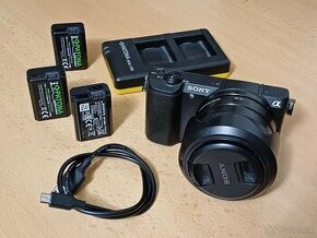 Fotoaparát Sony Alpha A5100 (APS-C) s objektívom Sony E 35mm