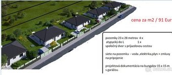 stavebné pozemky Nitrianske Pravno