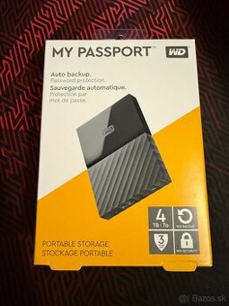 WD MY Passport 4tb