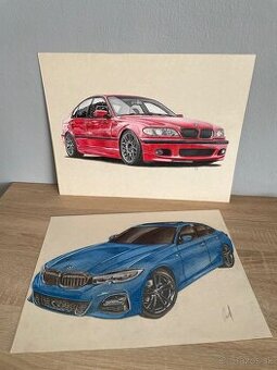 Predám kresby BMW