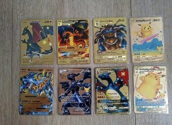 Kovové Pokemon karty