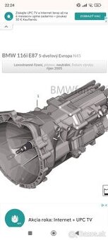 Prevodovka bmw rad1 E87 116i