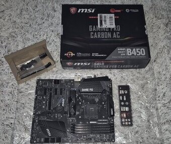MSI B450 GAMING PRO CARBON AC / platené do zmazania