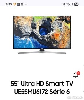 TV Samsung 4K 55''