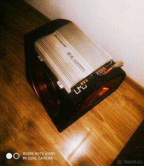Aktívny Subwoofer + zosilňovač do auta