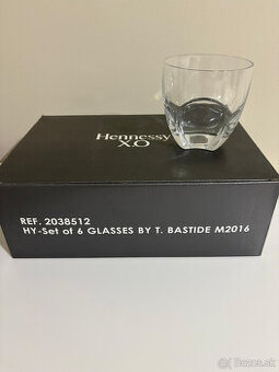 6× Hennessy XO poháre – by T. Bastide